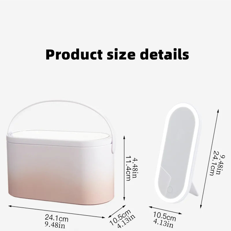 Viral Portable LED Makeup Box