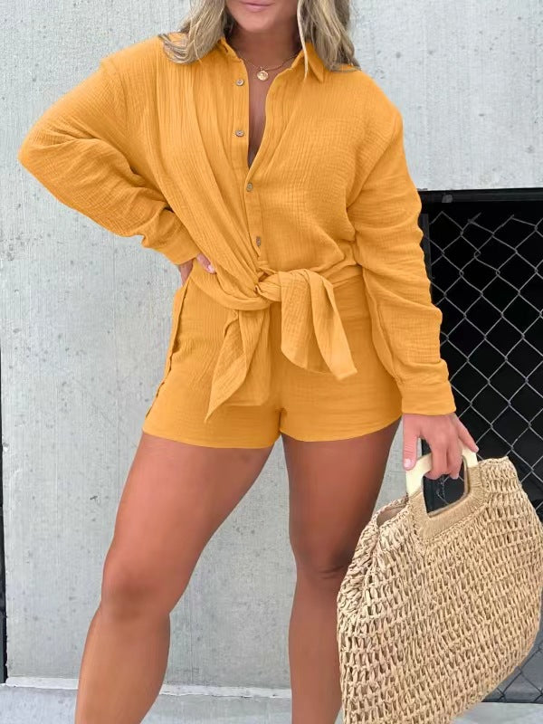 Romper Shirt Dress