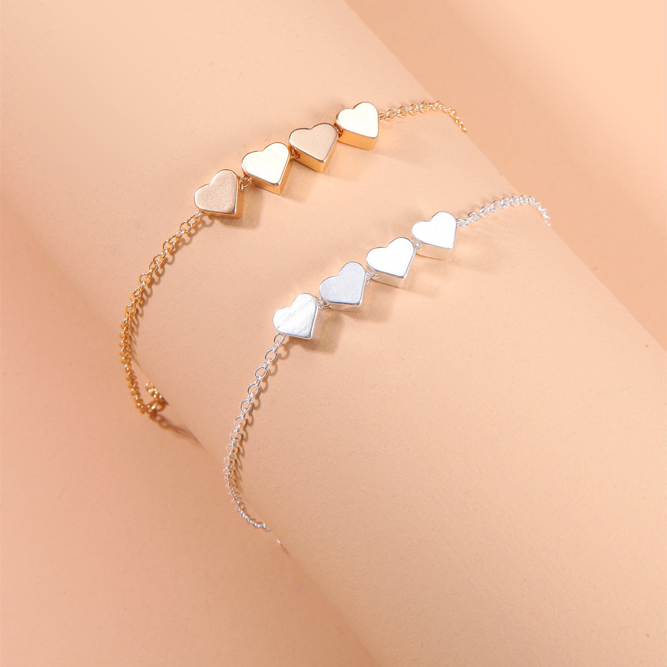 Simple Heart Bracelet