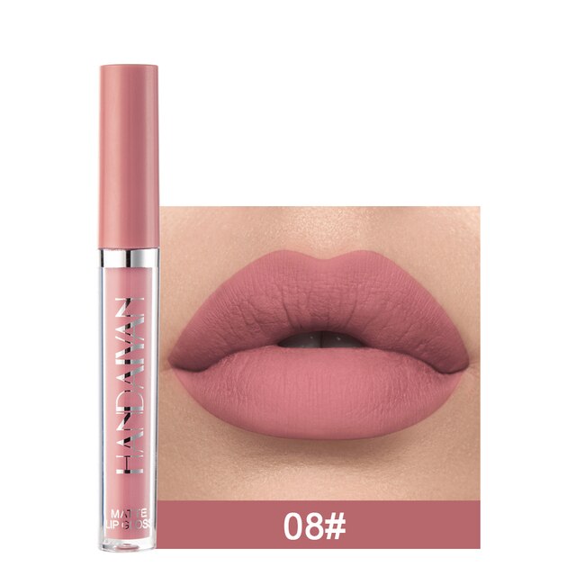 6PC Matte Velvet Lip Gloss Set