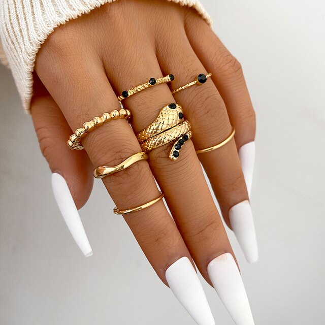 Boho Ring Set